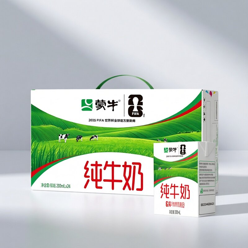 蒙牛纯牛奶优质奶源日期新鲜