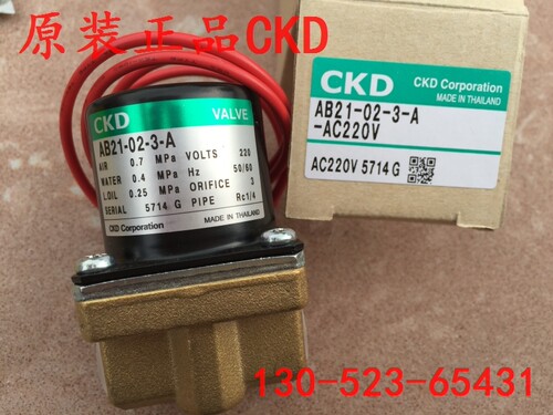 CKD喜开理电磁阀AB21-02-3-A-AC220V DC24V AC110V原装正品
