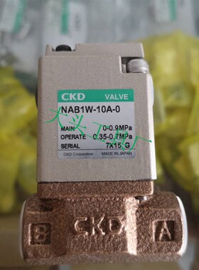 NAB1W-8A-0  NAB1W-8A-B CKD气控阀