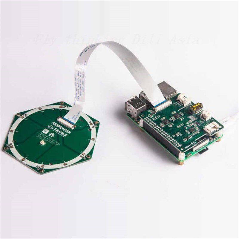 现107990055 ReSpeaker 6-Mic Circular Array Kit for Raspberry