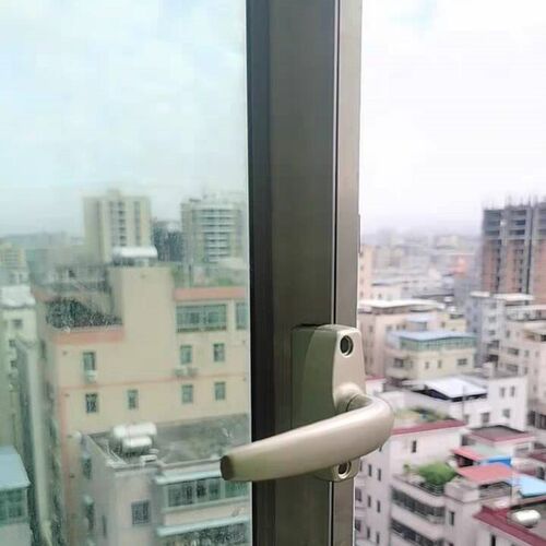外开窗老式锌合金窗锁配件 左执手与右执手可选 玻璃窗门配件锁扣