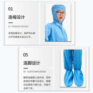 沙疗服连体连手连脚盐玉疗沙疚沙疗专用服防护服男女高温酵素浴服