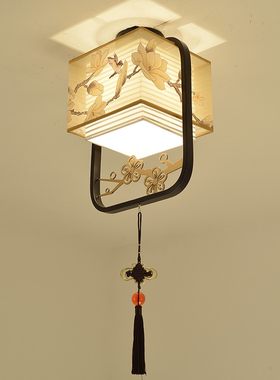 新中式雕花单头过道灯中国风阳台灯门厅入户走廊装修古风玄关灯
