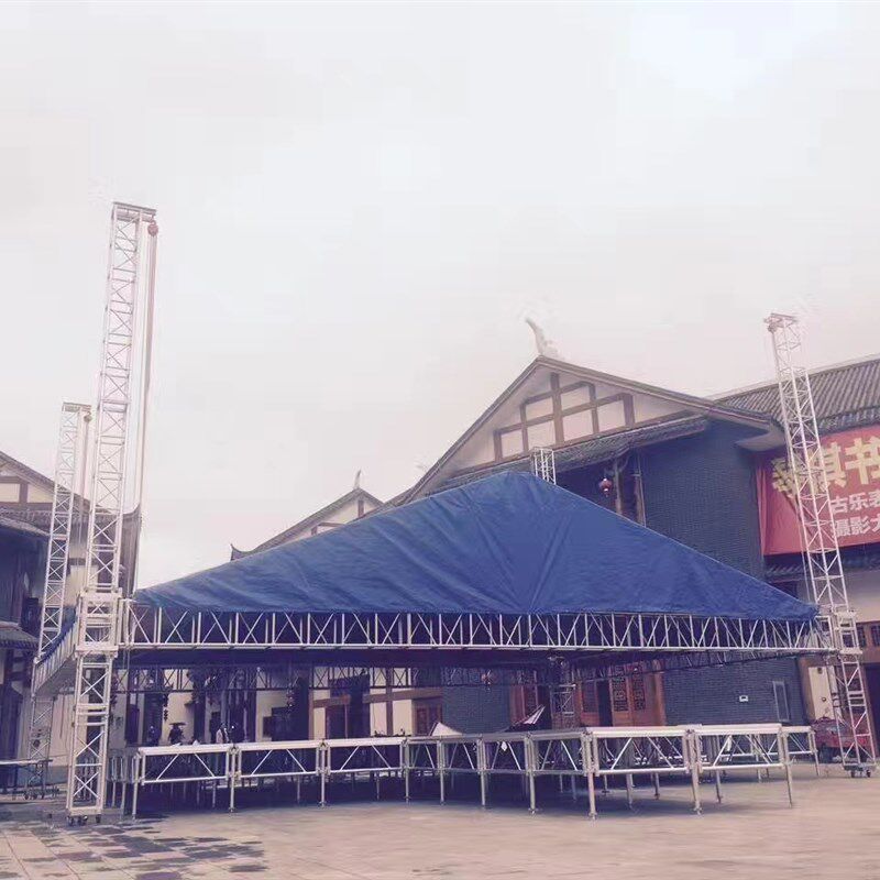 铝合金舞台桁架灯光太空trus架钢铁雷亚卡扣快装简易合唱看台婚庆