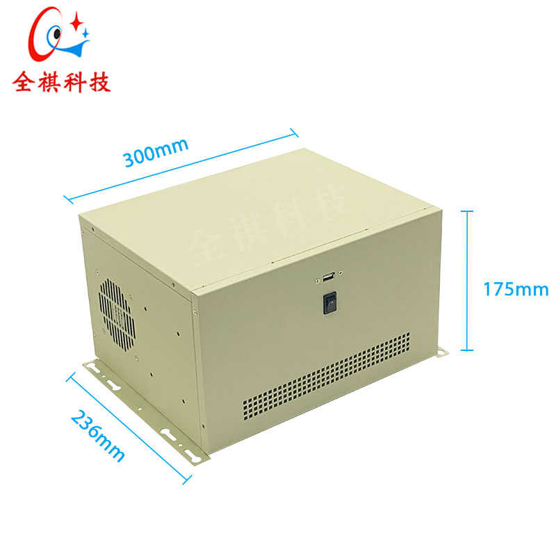 4槽壁挂式工业电脑CNC设备4U工控服务器机箱全高支持ITXATX主板