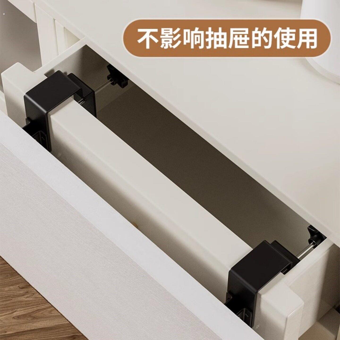 电脑宿舍桌可折叠支架面扩展延长板带抽屉缝隙侧面厨房免打孔实木