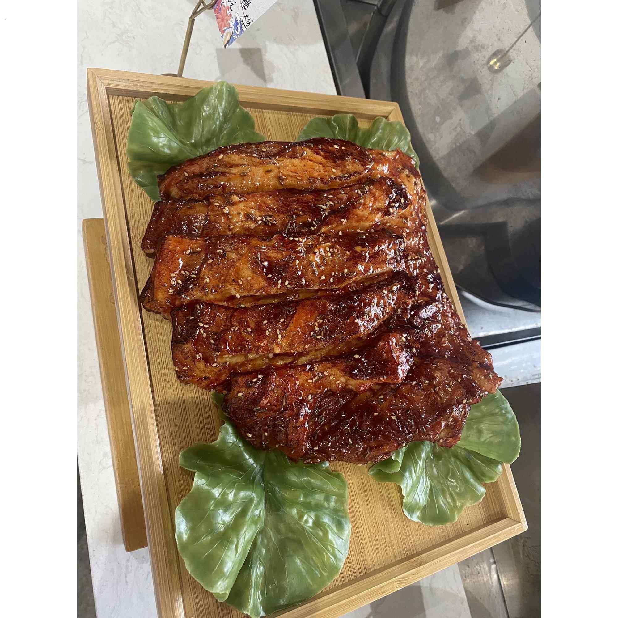 仿真烤羊排烤羊腿烤乳猪模型烧烤店酒店明档餐饮影视假菜道具样品