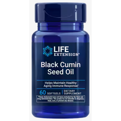 黑孜然籽油黑种草油 Life Extension Black Cumin Seed Oil 500mg