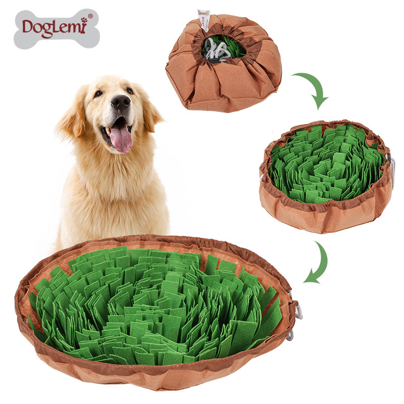 doglemi宠物嗅闻狗碗闻嗅垫狗狗消耗精力慢食玩具毯解压藏食垫子