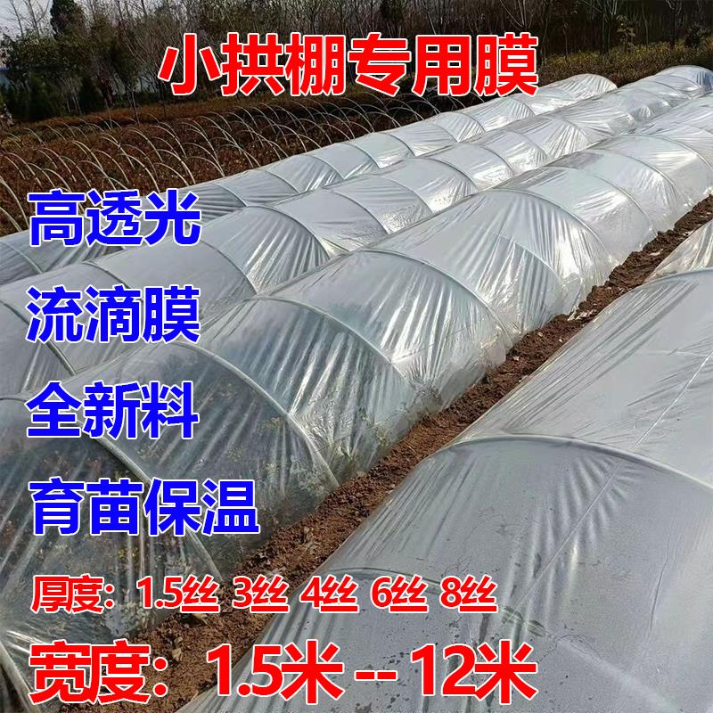 大棚内膜二膜二层膜中膜小拱棚透明白膜砂糖橘1.4-6s保温塑料薄膜