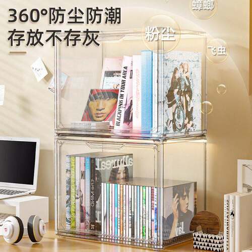 压克力展示盒公仔安全帽透明收纳盒防尘娃娃玩偶模型包包模型展