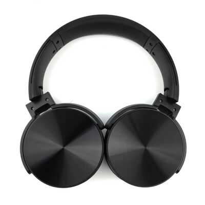 factory bluetooth headset头戴式折叠金属cd纹无线蓝牙耳机