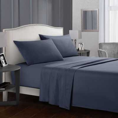 床品床单床笠四件套bedding set枕套床笠式床单