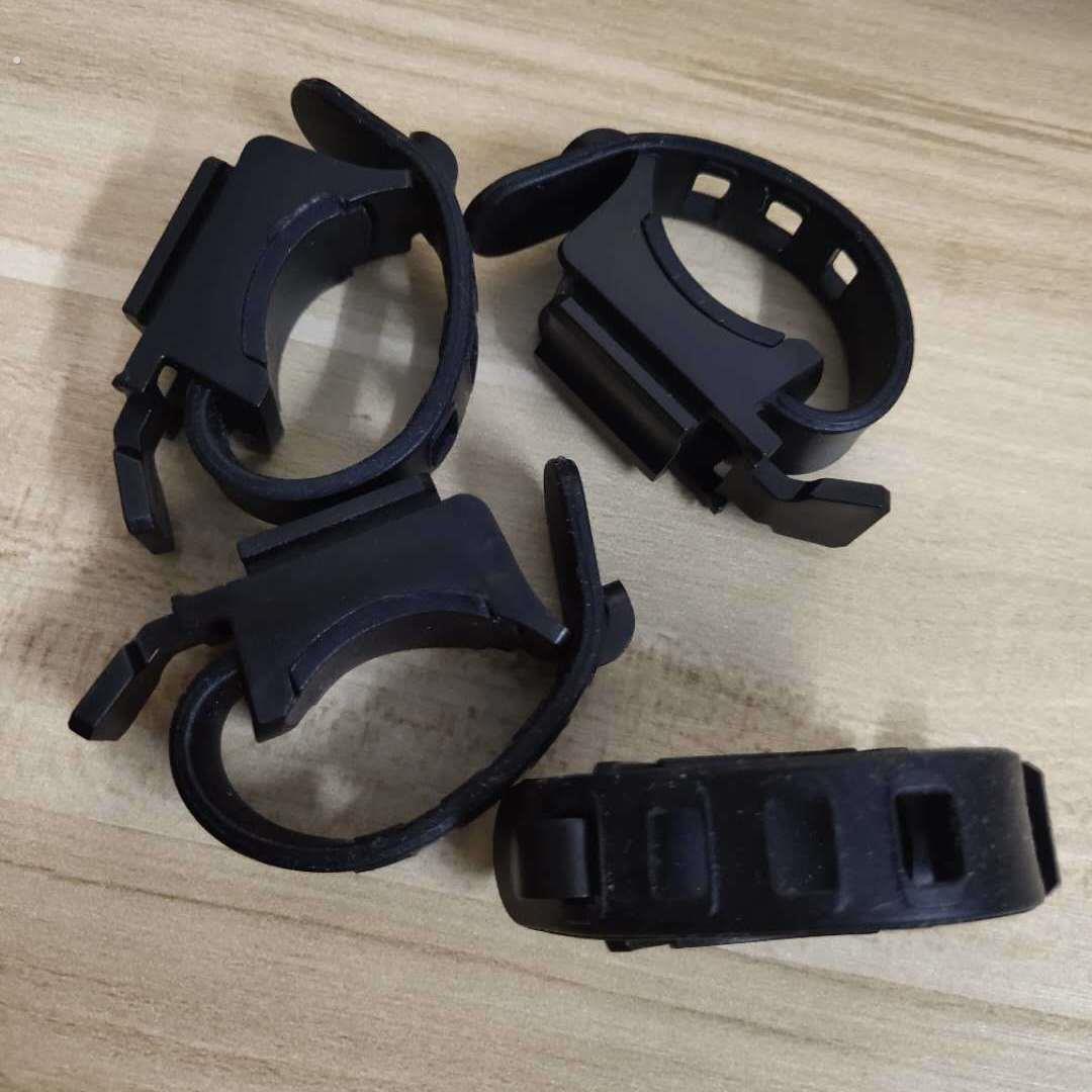 自行车灯架单车前灯支架登山车灯7588绑带配件灯架太阳能配件通用