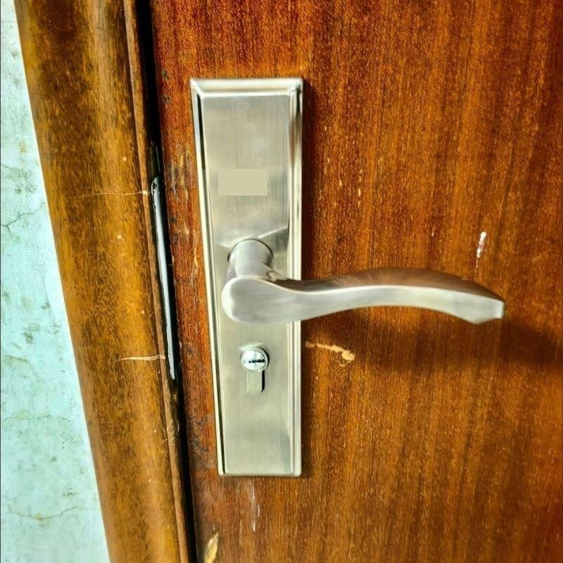 室内58门锁房门锁门把手通用型房门把手锁具化妆室木门锁家用静音