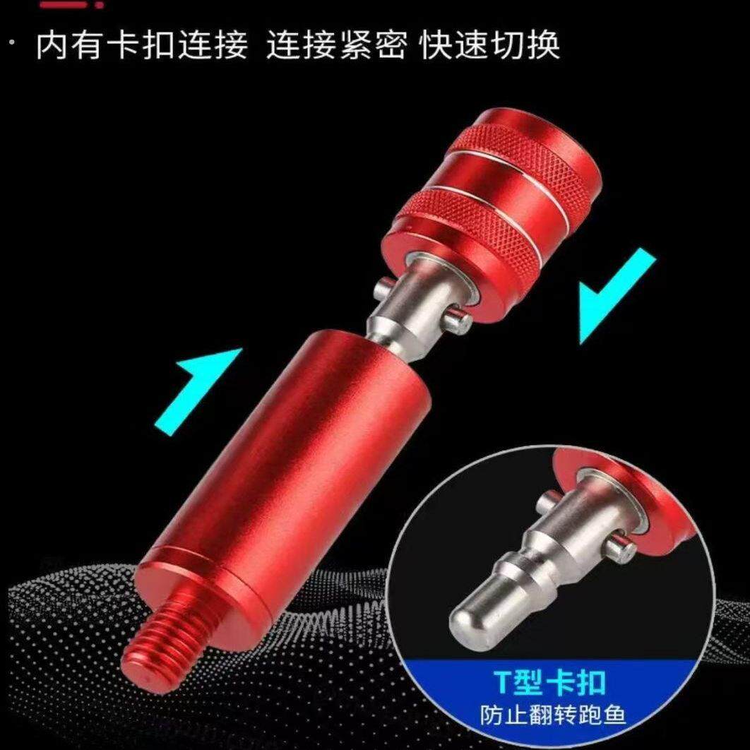 不锈钢全套转接头捞网头加强版捞网配件全套新款加长一拖二连接头