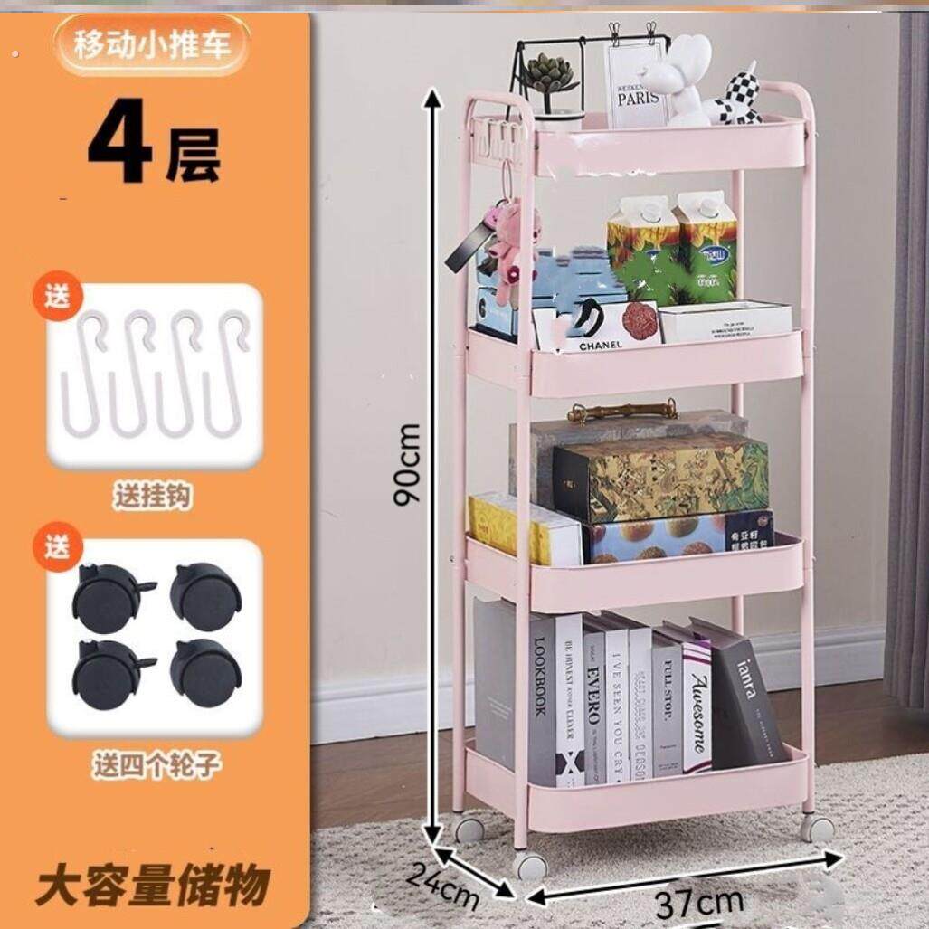 美容院专用小推车美容车三层理髲店美发美甲手推工具车置物架