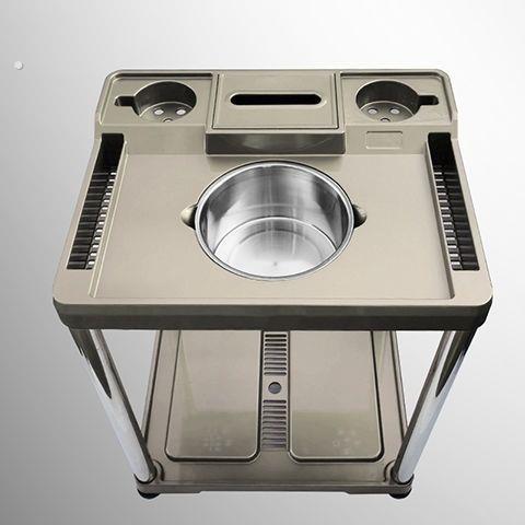 家用棋牌室麻将机茶几麻将馆茶水架水杯架