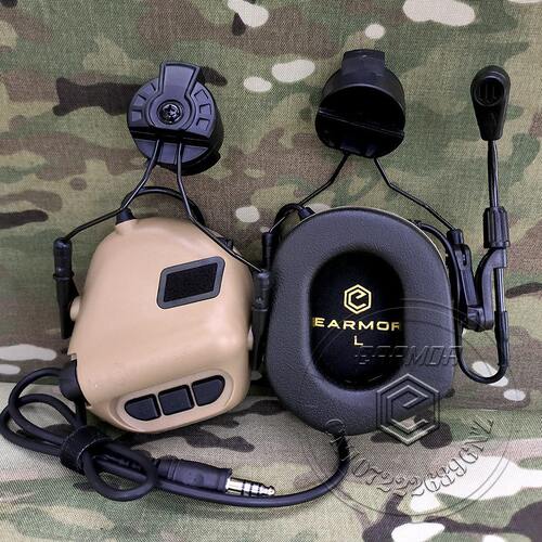 甄选EARMOR M32H-MOD4射击电子降噪耳机通讯工业主动隔音防护战术
