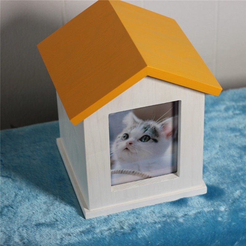 实木宠物猫咪狗狗棺材骨灰盒子猫狗用骨灰盒收藏纪念在家里留念