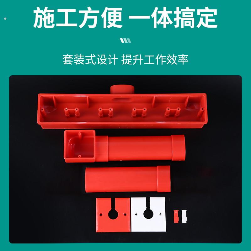 86型暗盒电视背景盒 五联影音底盒 背景墙专用预埋盒扁管式接线盒