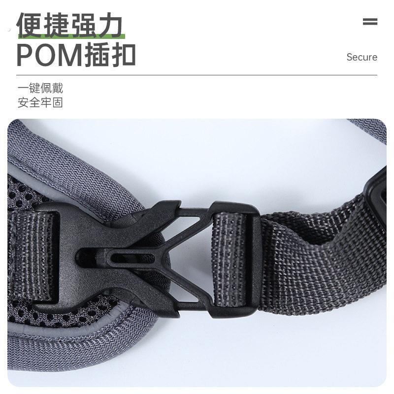 背心式猫咪牵引绳反光宠物胸抱婴袋中小型犬牵引绳防挣脱透气遛猫