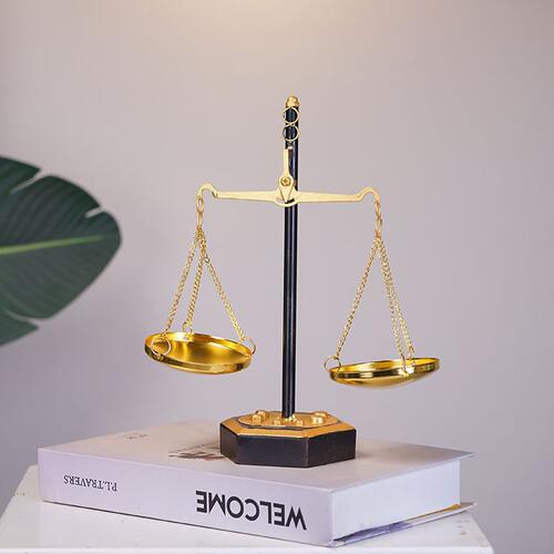 甄选工艺品天平摆件天秤老式复古怀旧装饰品物件摆设天称软装道具
