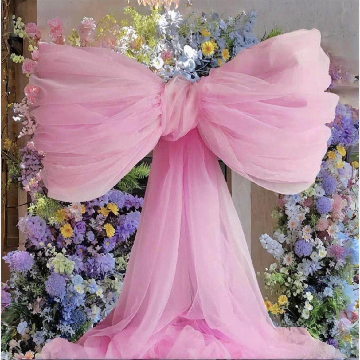 巨型蝴蝶结装饰结婚庆橱窗陈列活动策划摆件节日打卡生日派对布置