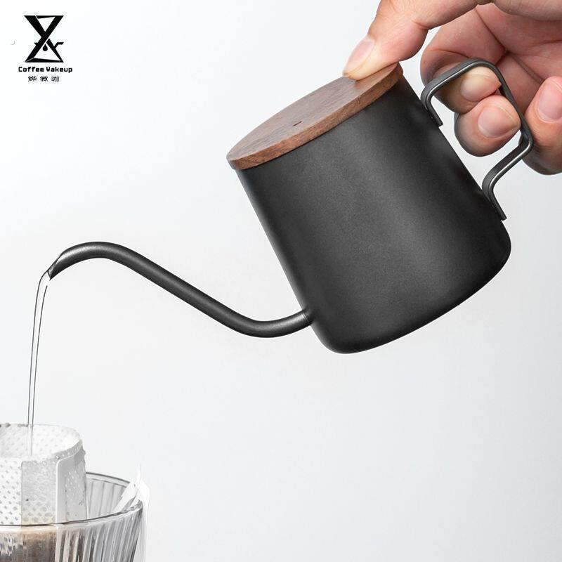 冲挂耳咖啡壶手冲咖啡壶咖啡过滤细口壶不锈钢家用咖啡器具挂耳壶