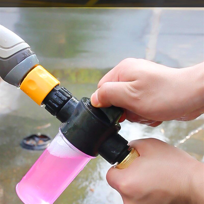 花园浇水神器懒人家用园艺喷头伸缩水管洗车带泡沫壶神器园林浇菜