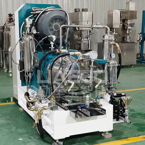 300L大型磨机超大功大流量涂LBDN-300色浆砂石料墨烯棒销率式纳米