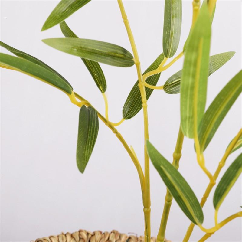 欧丽菲仿真竹叶植物 室内居家盆栽造景 装饰橱窗客厅仿真竹子