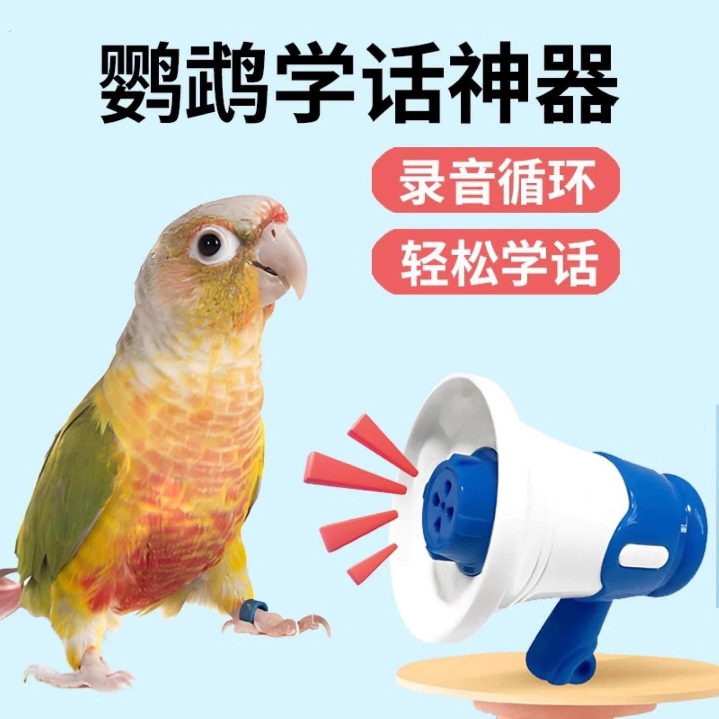 鹦鹉学说话神器虎皮玄凤小太阳牡丹鹦鹉训练复读录音机说话训练器