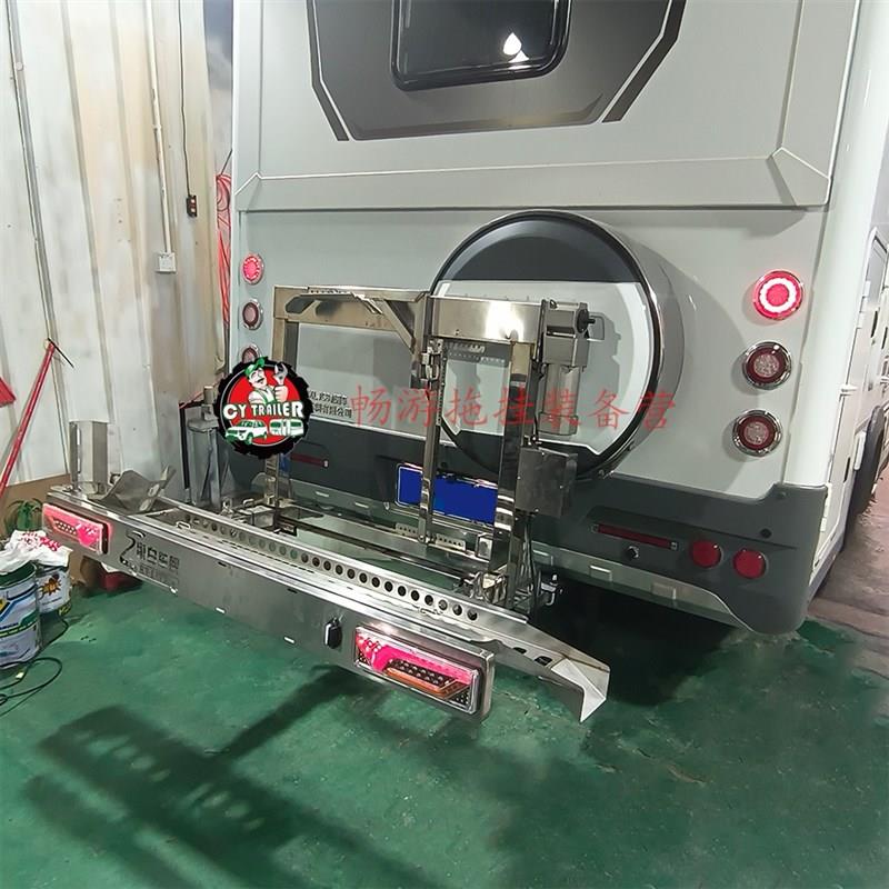汽车房车后挂机车/越野机车背架不锈钢/电动推车架自行车背架