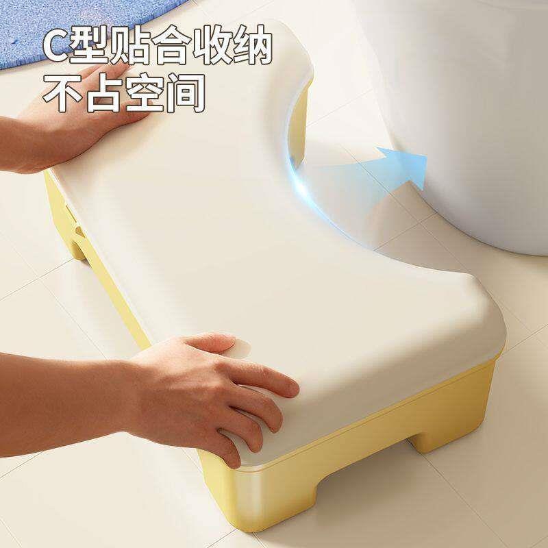 马桶凳脚踏凳厕所蹲坑神器塑料加厚脚踩小凳子化妆室垫脚拉屎板凳