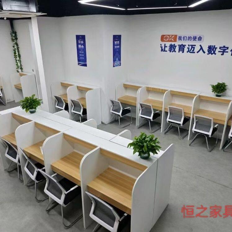 教室学习桌自习室桌椅桌子沉浸学习桌简约沉浸式桌子双人课桌椅