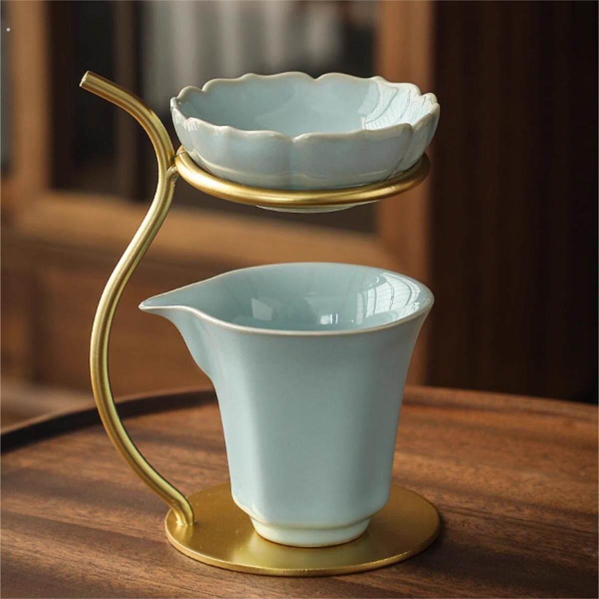 茶滤架托茶漏架支架茶漏托架底座茶漏托咖啡滤架高级茶滤托底泡茶图片