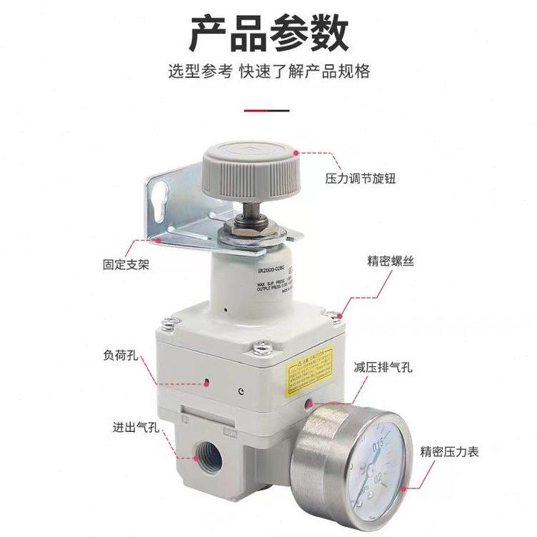 甄选气动精密压阀-IR2000/IR2010*IR2020-02BG气压调节调压阀