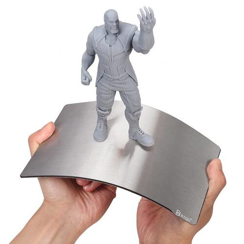 甄选光固化磁钢膜3D打印机配件DLP弹簧钢板LCD光敏树脂平台贴膜通