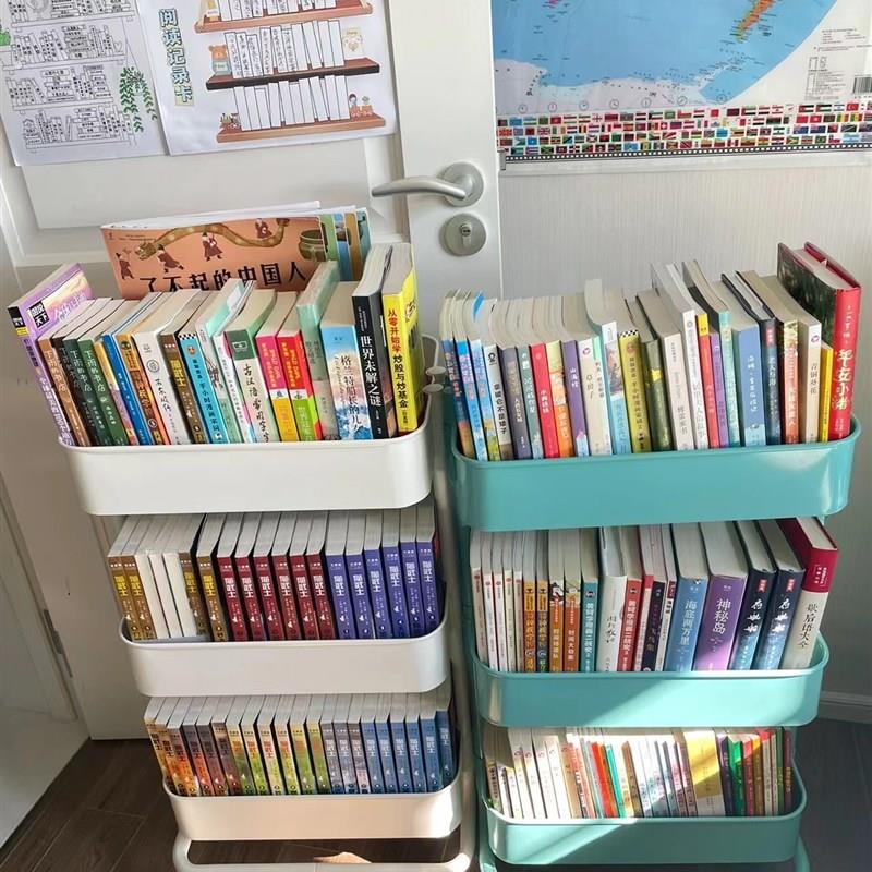 学校手推车幼儿园保温水杯收纳架置物架移动带轮储物架户外工具车
