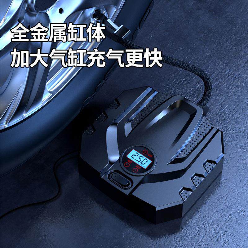 车载充气泵电动汽车轮胎打气泵电动打气筒家用小轿车通专用全自动