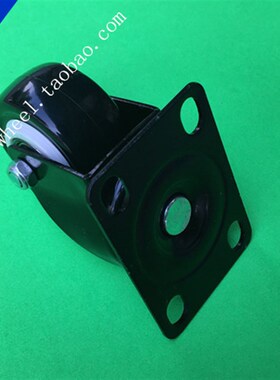 脚轮2寸静音万向轮金钻轮黑色轮货架轮双轴承沙发脚轮聚氨酯轮子