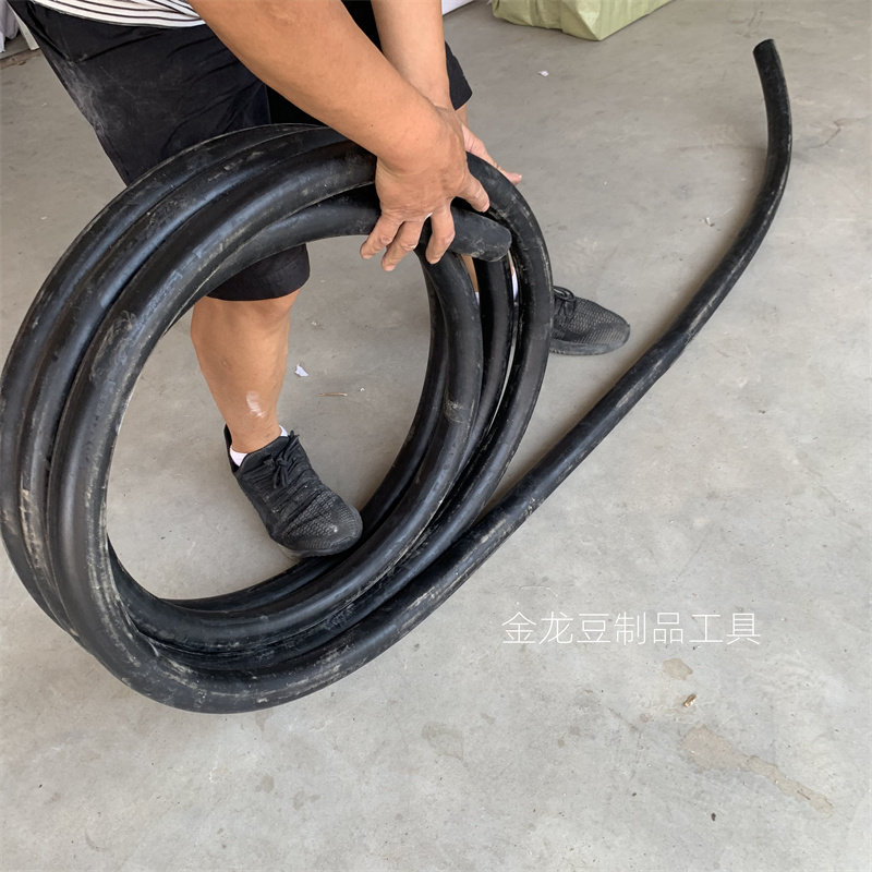 高压黑色夹布橡胶管黑胶管水管6分1寸防爆豆浆软管蒸汽胶管25