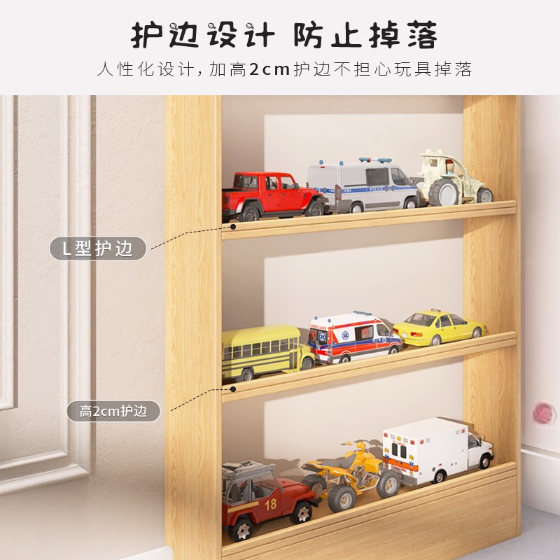 玩具车收纳架儿童小汽车摆放展示架门后多层宝宝汽车模型置物架子