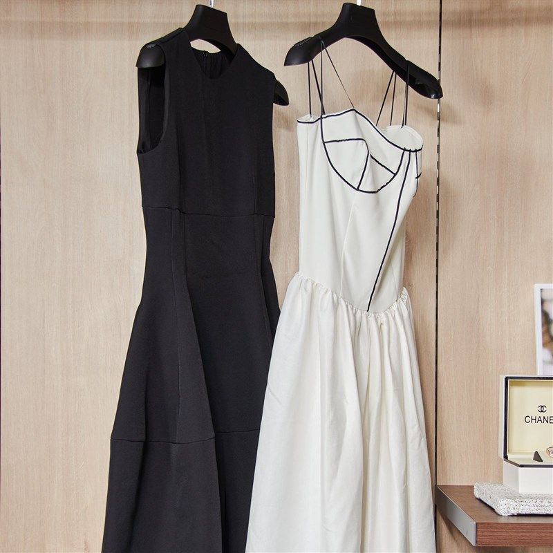 慕空间样板房衣帽间女士衣柜衣服连衣裙摆件软装饰品展厅摆设道具