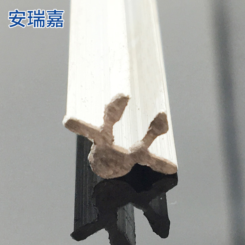 塑钢门窗轨道修复滑轨铝轨推拉窗玻璃门凹槽塑钢滑轮轨道凸平轨道