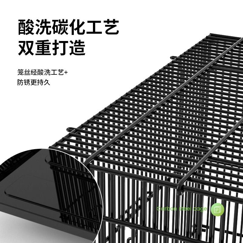 鸟笼鹦鹉笼子绣眼牡丹虎皮玄凤鸟笼超大号繁殖笼新款鸟笼豪华别墅