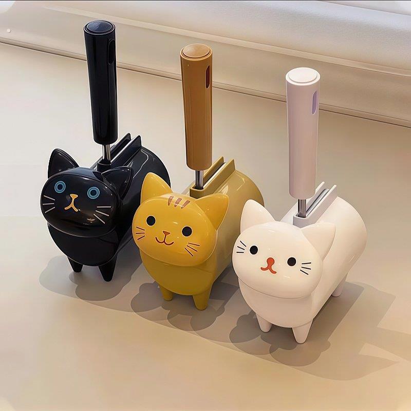 可爱猫咪粘毛器可撕式衣物除毛滚筒强力神器除毛筒可替换卷纸家用