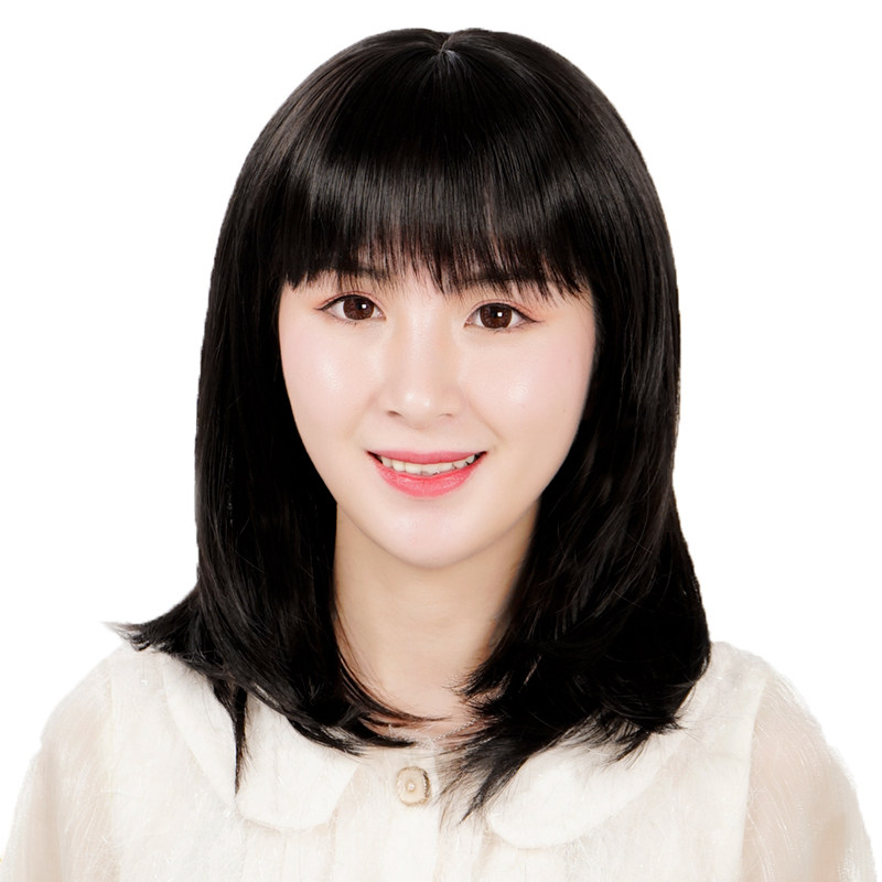 假发女长发全头套全真自然中年妈妈黑长直发光头真发全真人发可扎