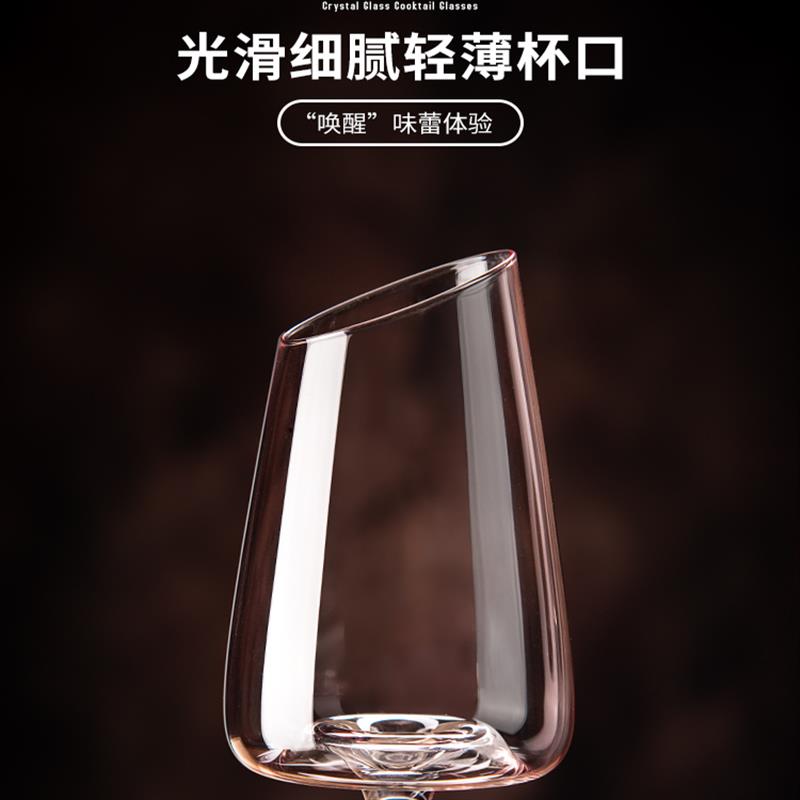 高颜值水晶香槟杯套装个性起泡酒杯结婚礼物对杯轻奢家用水晶杯子
